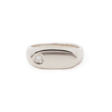 SIGNET 104 | Silver + Diamond