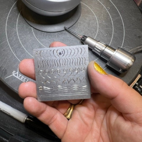 Learning engraving at GRS