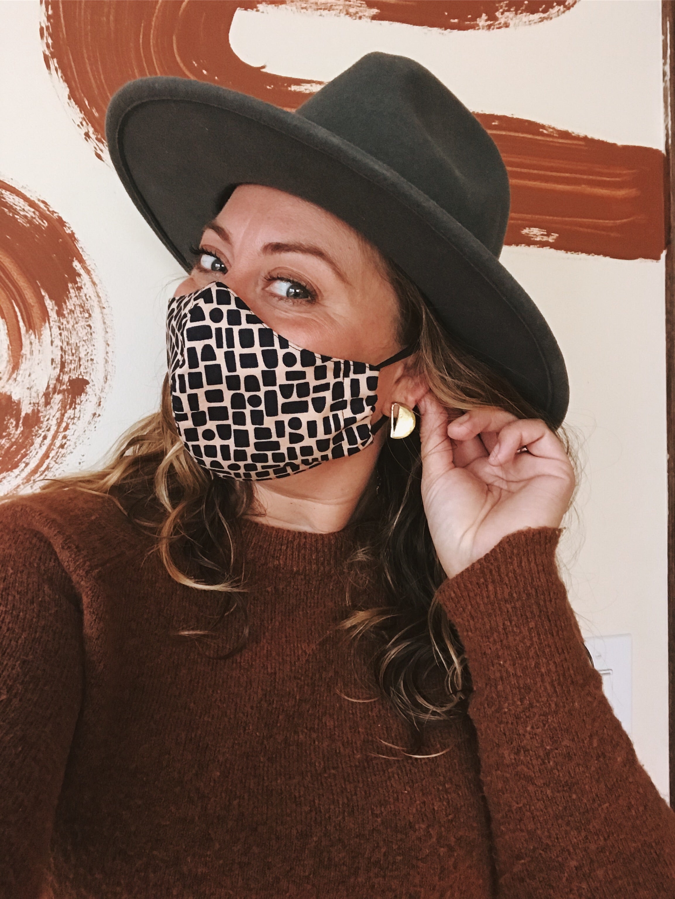 TIPS FOR WEARING EARRINGS & MASKS – Rebekah J. Designs