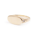 SIGNET 103 | Silver + Diamonds