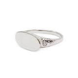 SIGNET 103 | Silver + Diamonds