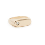 SIGNET 104 | Gold + Diamond