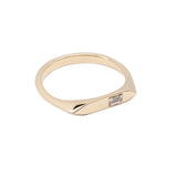 SIGNET 105 | Silver + Diamond