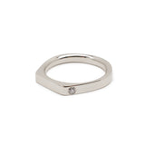 SIGNET 106 | Silver + Diamond Side