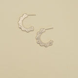 SCALLOPED HOOPS - LARGE