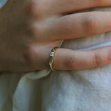 SIGNET 105 | Silver + Diamond