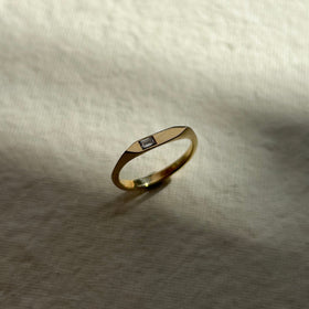 SIGNET 105 | Gold + Diamond