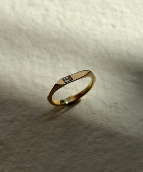 SIGNET 105 | Gold + Diamond
